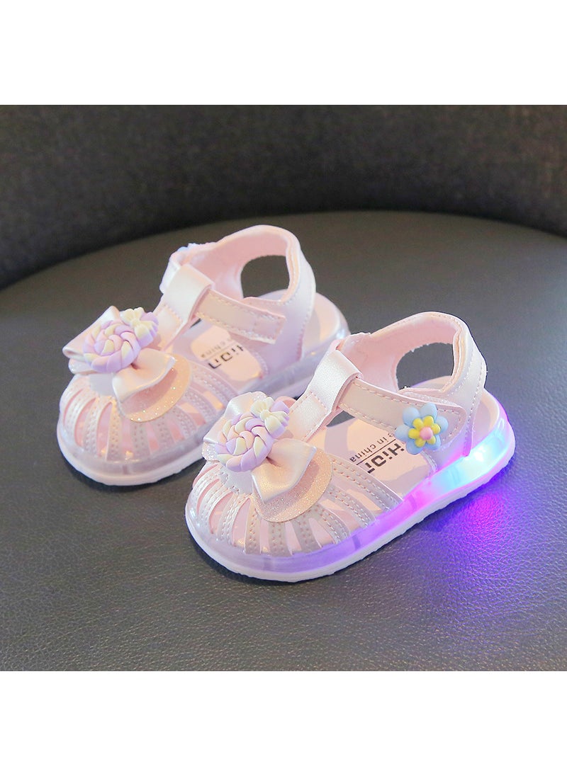 Summer Baby Sandals Soft Sole Light-up PrincessPink Pink