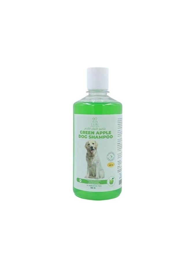 Green Apple Dog Shampoo – Refreshing & Gentle Cleaning, 500ml Bottle