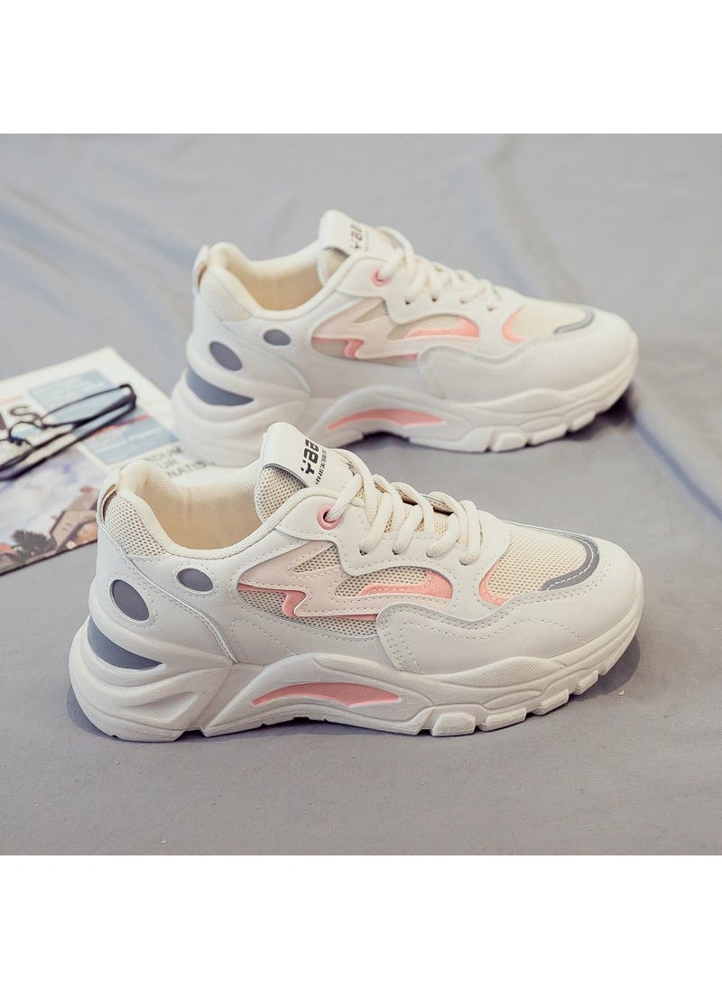 2022 Spring Summer Fashion Chunky Sneakers for WomenBeige Beige