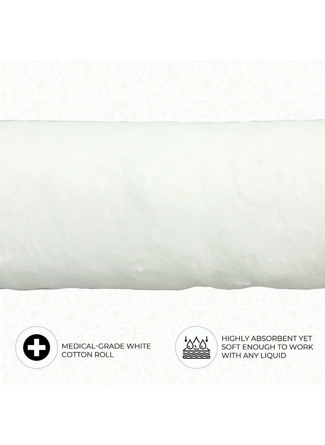 Premium Cotton Roll For Cosmetic Application And Product Removal, White, 12” Wide, 1 Lb.