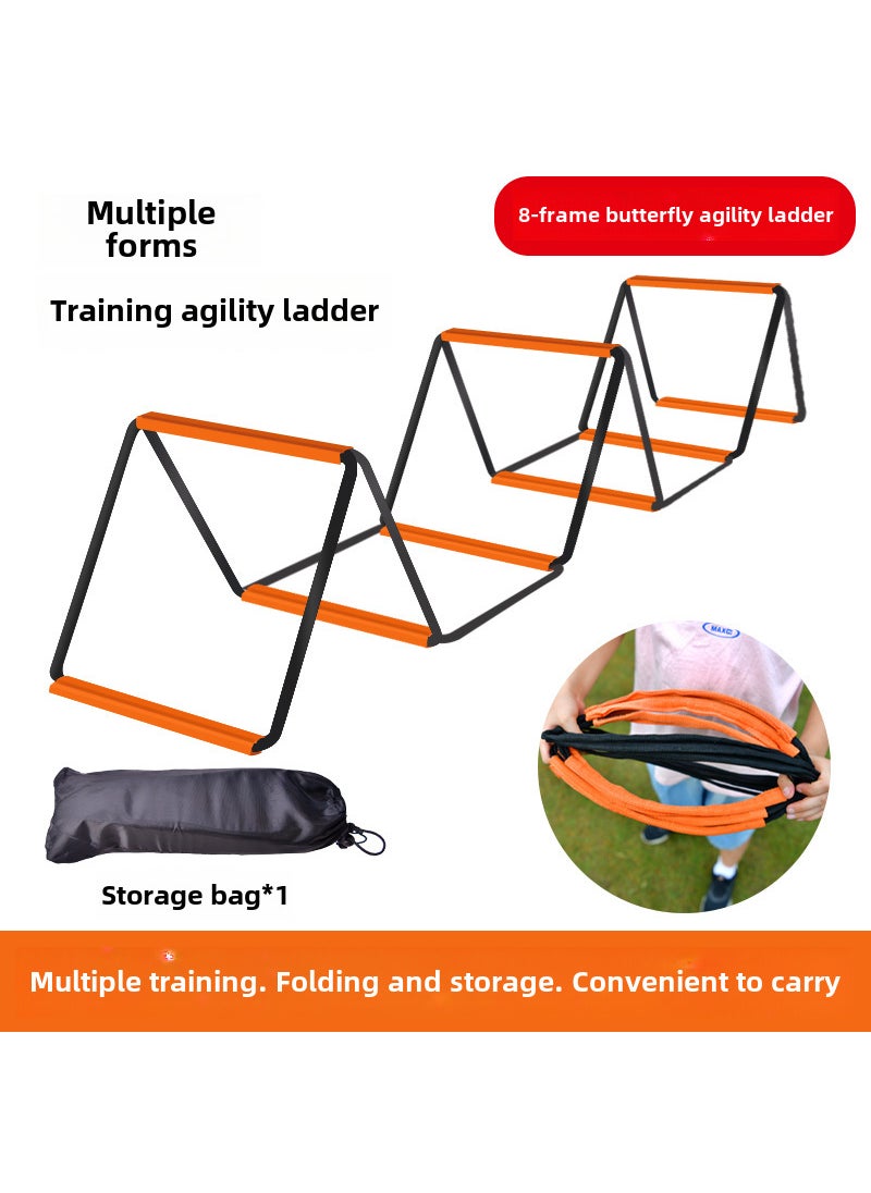 Multi-Function Agility Ladder for Kids Sports Training8 grid 3.2 m multifunctional agility ladder + storage bag 8 grid 3.2 m multifunctional agility ladder + storage bag