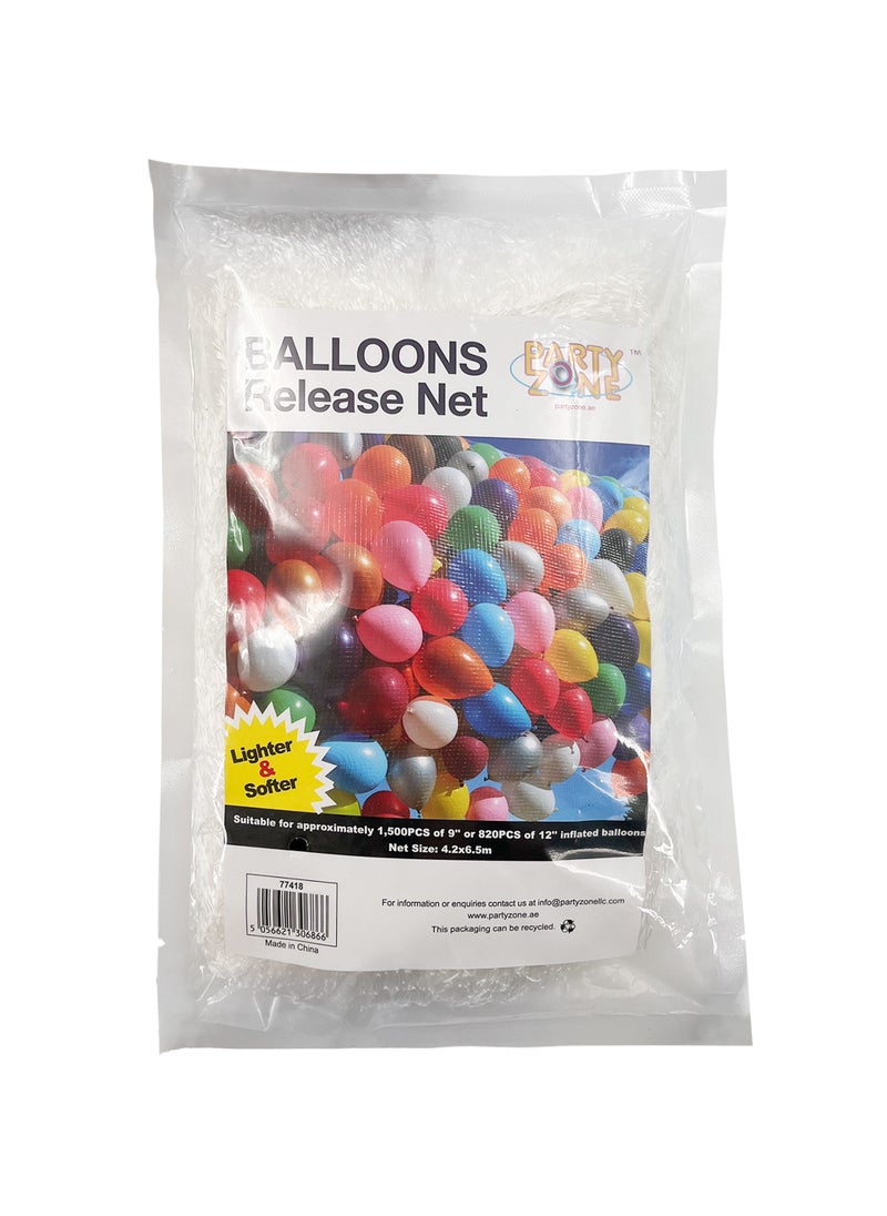 Balloon Release Net 4.2x6.5m for 820pcs 12in Balloons