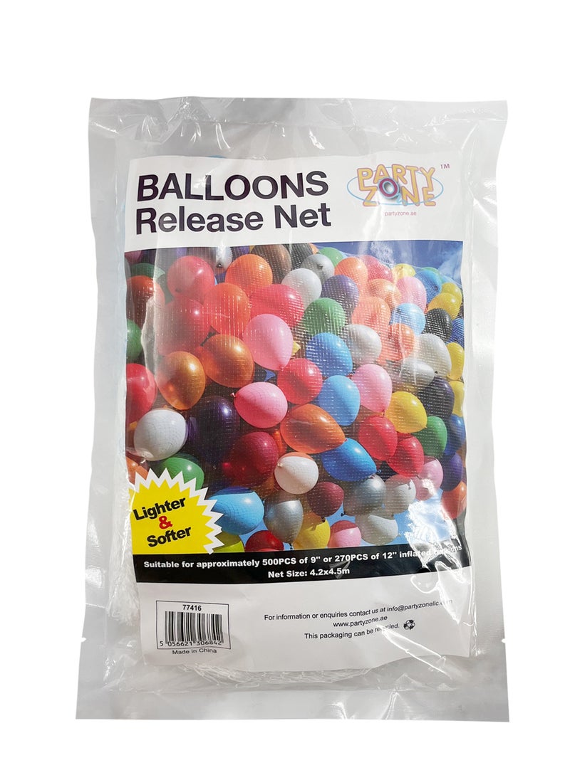 Balloon Release Net 4.2x4.5m for 250pcs 12in Balloons