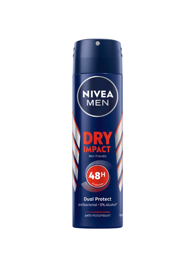 Antiperspirant Spray Dry Impact Pack of 3