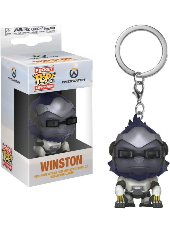 Funko Pocket Pop! Keychain: Overwatch Winston, Action Figure