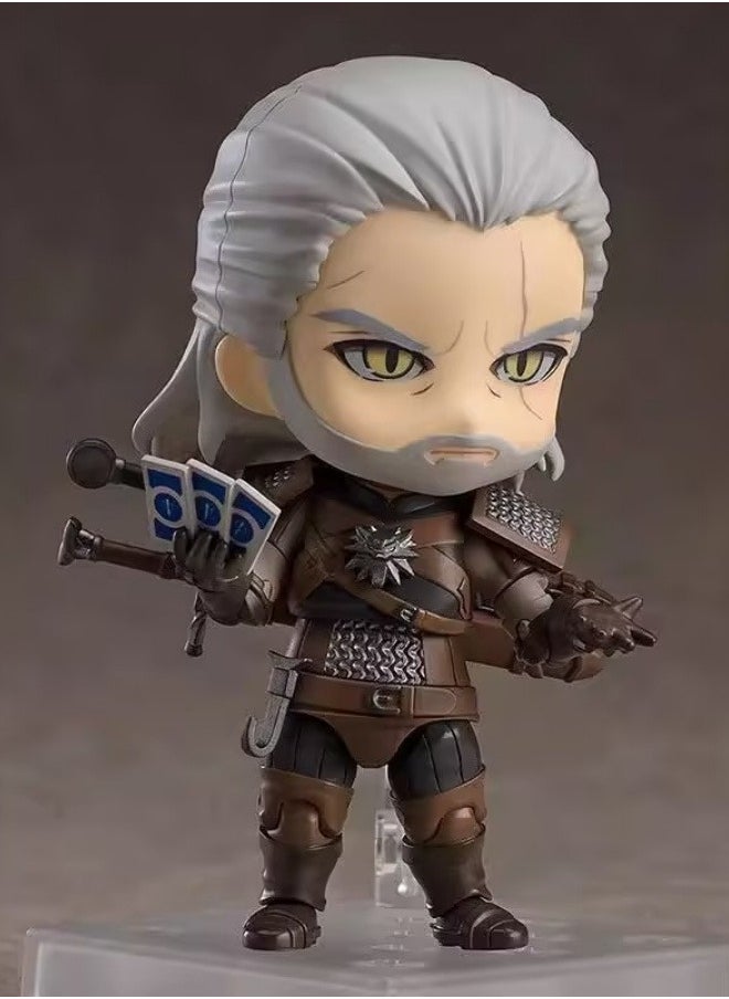 13.5*9*17.5CM Geralt The Wizard White Wolf