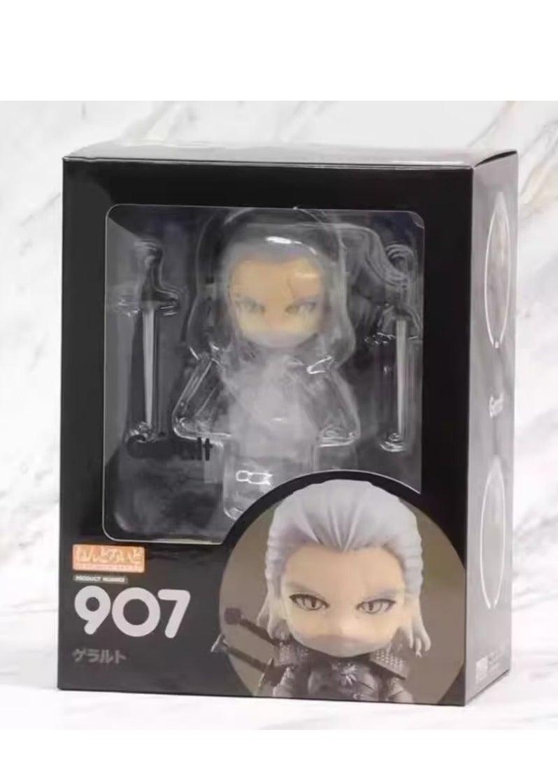 13.5*9*17.5CM Geralt The Wizard White Wolf