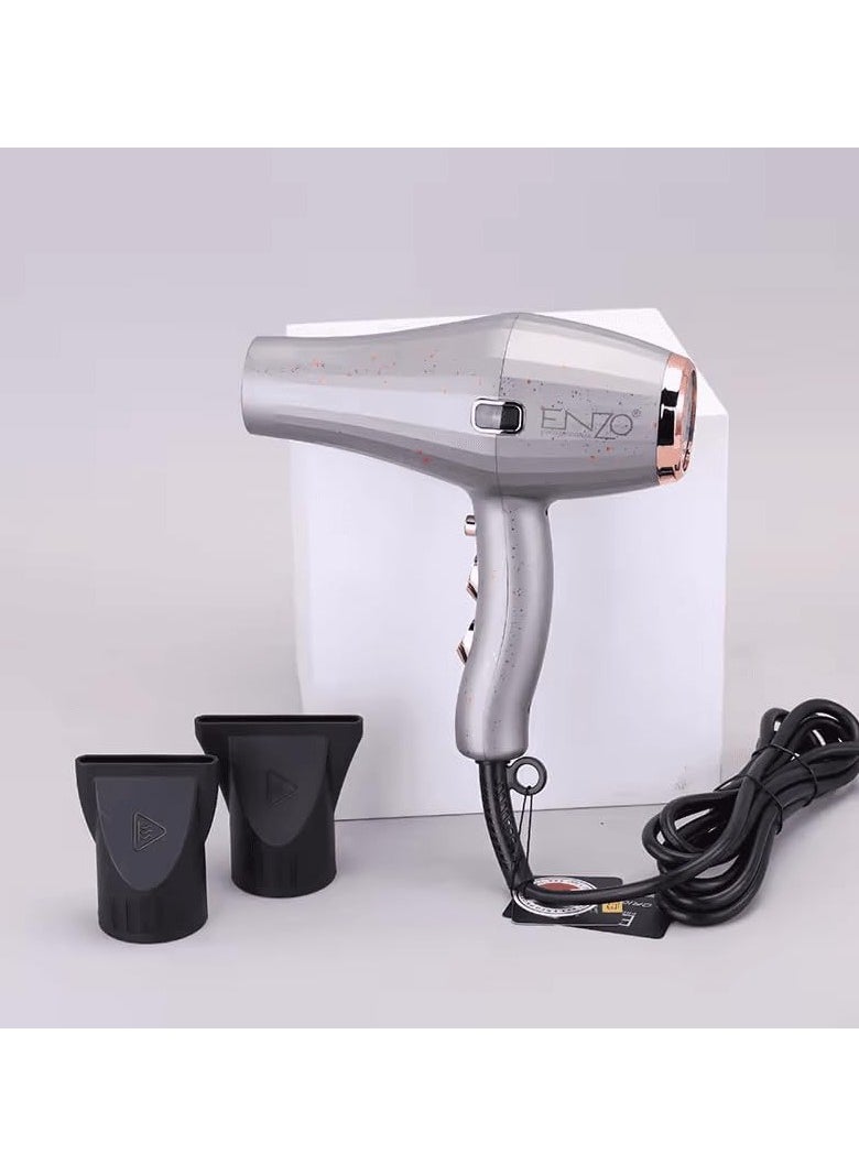 ENZO EN-6050 Fast-Drying Negative Ion Hair Dryer - Professional Salon-Quality with Multiple Heat Settings and Lightweight Design-Intl Version