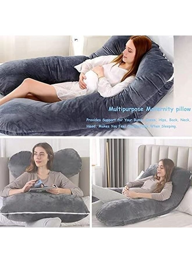 U Shaped Pregnancy Maternity Cuddle Pillow, Full Body And Long Pillows For Sleeping