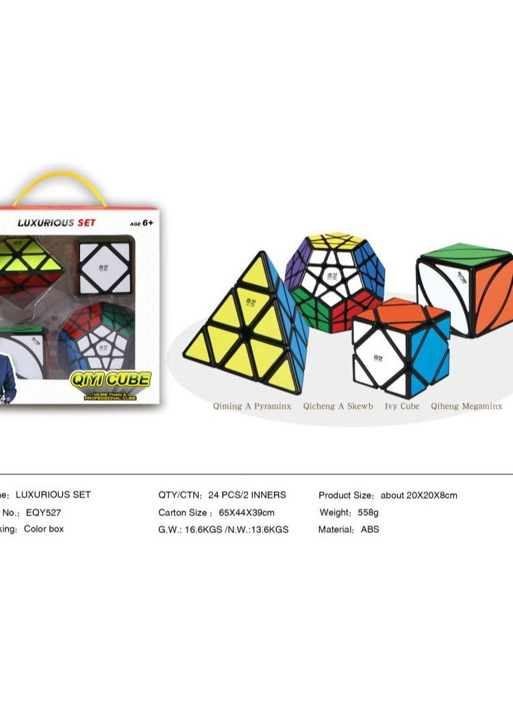 EYSOO Rubik's Cube Set - 4 Pack Magic Cubes (3 option)