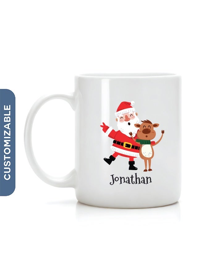 Personalised Christmas Coffee Mug - Holiday Cheer in Every Sip