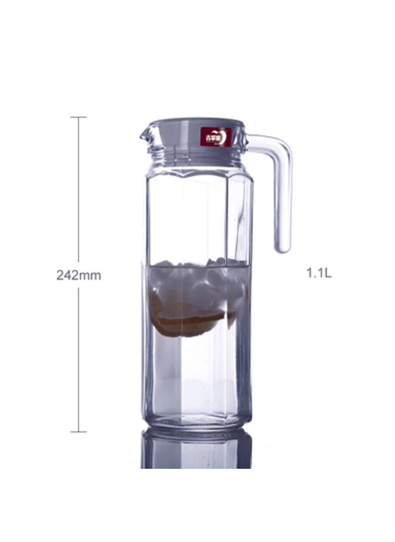 Lemeya Thickened Glass Juice Jug with Apple Design EH1003—2