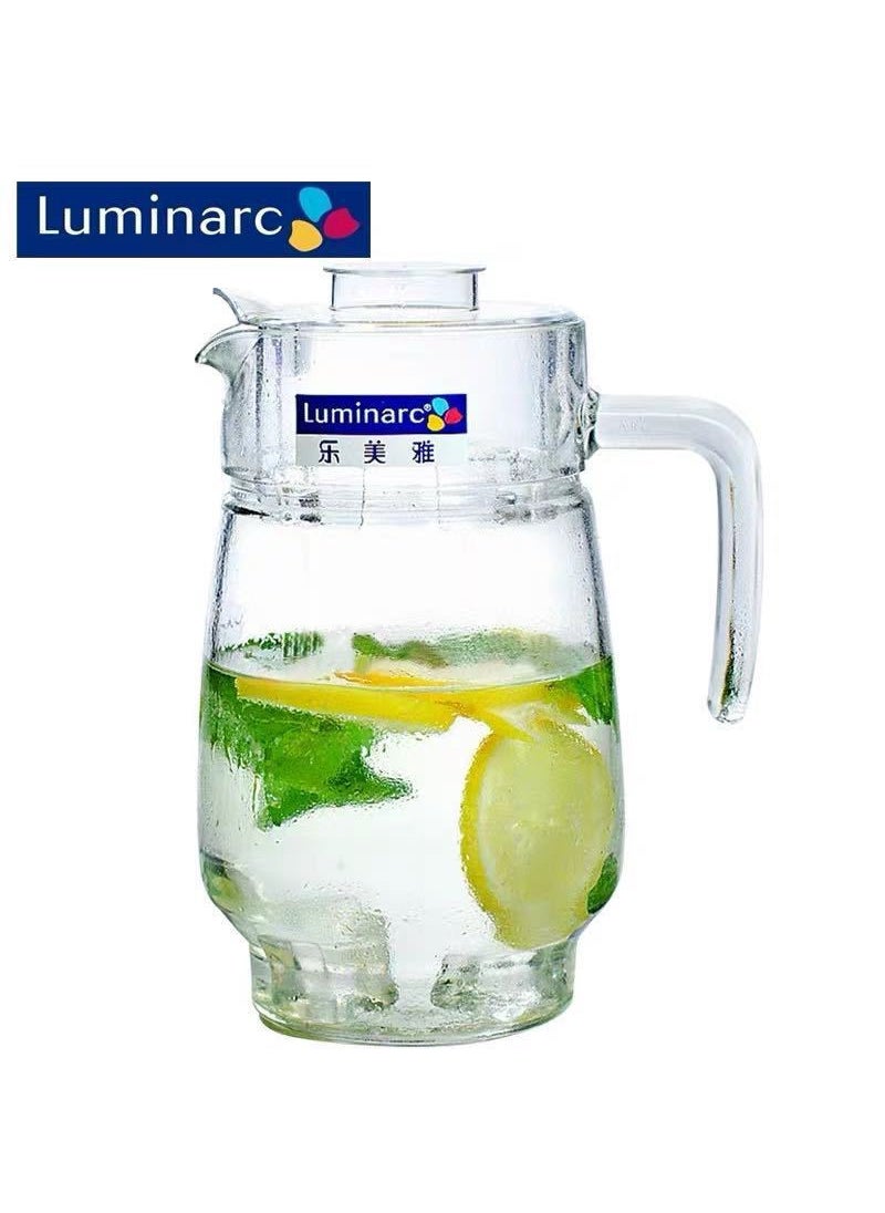 Lemeya Thickened Glass Juice Jug with Apple Design D6294