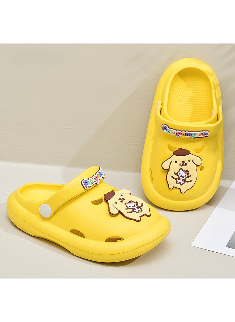 Kids Cute Summer Slippers Lightweight Non-SlipPudding Dog Pudding Dog