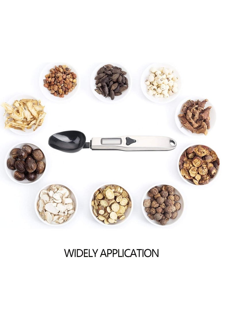 Kitchen Scale Spoon Gram Measuring 500g0.1g C ute Digital Weight Milligram Scoop Grams Electronic Cup for Portioning Tea Flour Spices Medicine
