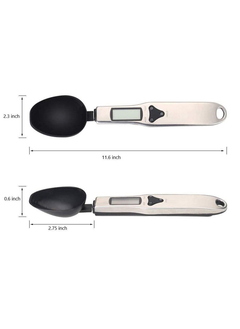 Kitchen Scale Spoon Gram Measuring 500g0.1g C ute Digital Weight Milligram Scoop Grams Electronic Cup for Portioning Tea Flour Spices Medicine