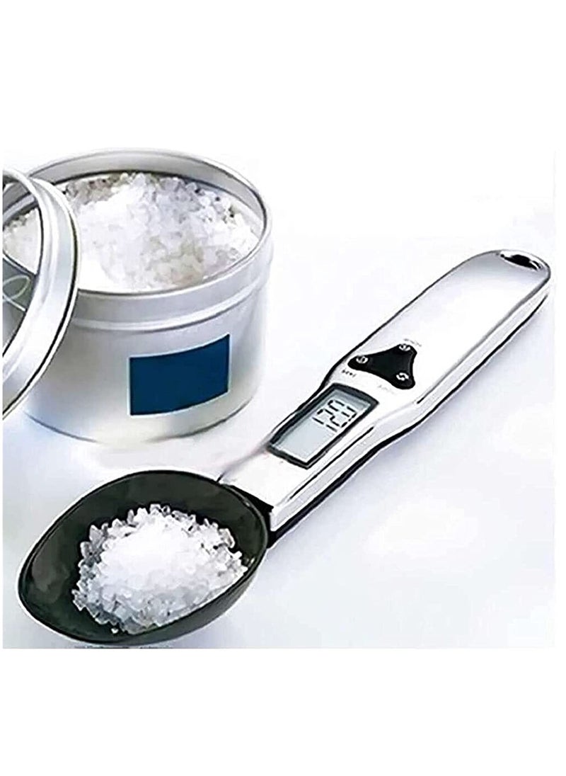 Kitchen Scale Spoon Gram Measuring 500g0.1g C ute Digital Weight Milligram Scoop Grams Electronic Cup for Portioning Tea Flour Spices Medicine