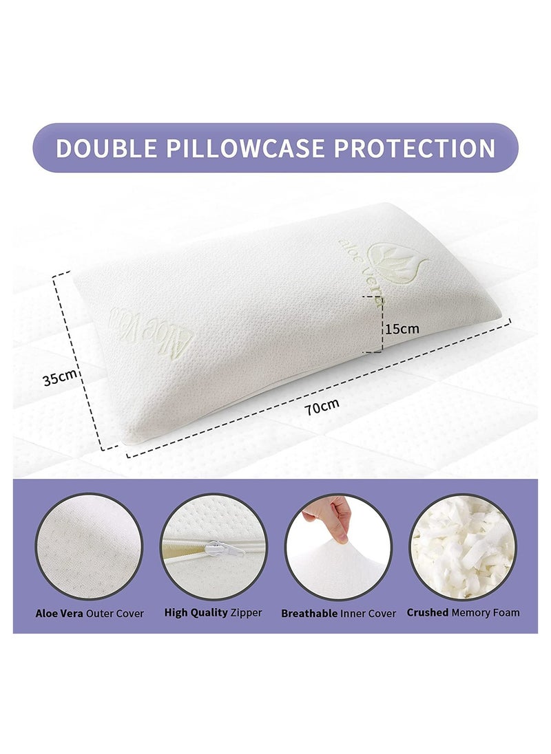 Pillow Memory Foam Sleep Pillow Removable Pillowcase Pillow Large Pillow Side Sleeping Back Sleeping Pillow