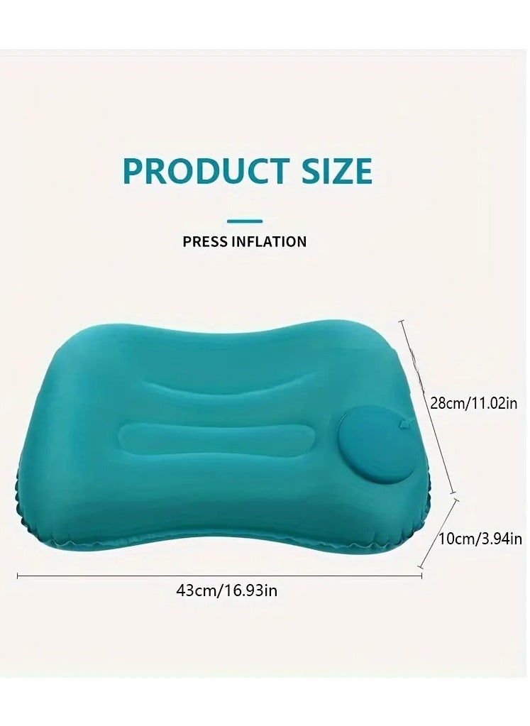 Inflatable Travel Pillow Camping Pillow, small backpack pillow, suitable for travel camping and other outdoor activities