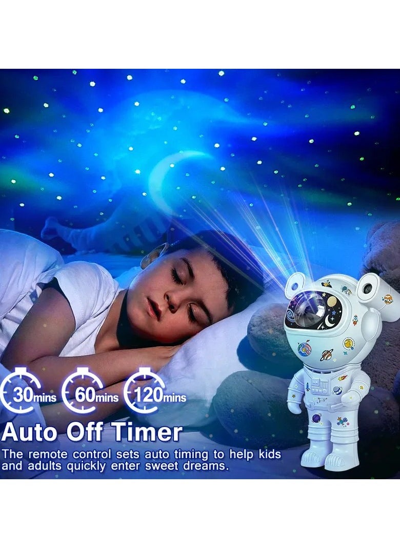 Star Projector Galaxy Night Light A Stylish Astronaut Space Projector and Starry Nebula Ceiling LED Night.