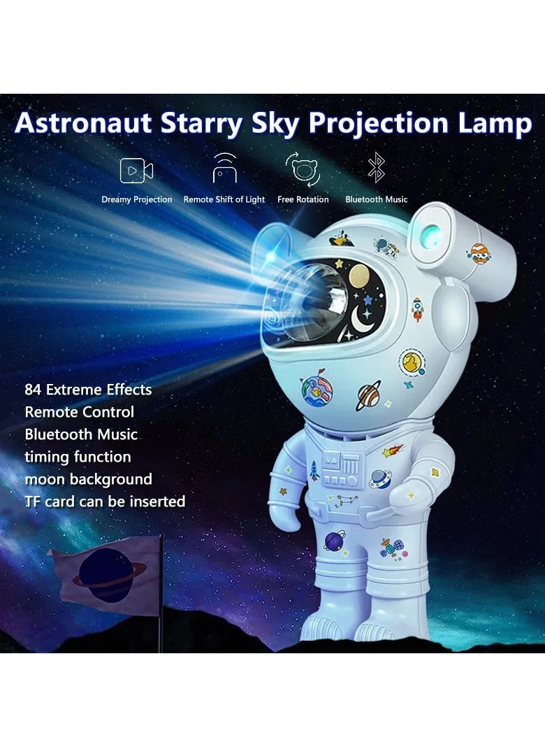 Star Projector Galaxy Night Light A Stylish Astronaut Space Projector and Starry Nebula Ceiling LED Night.