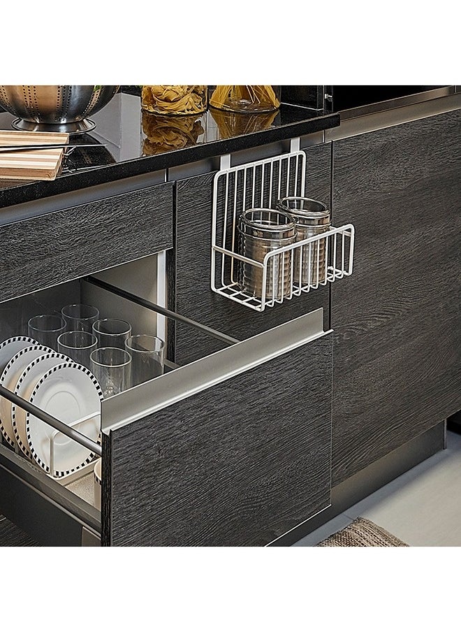 Multifunctional StorageHanging Basket Kitchen Storage Rack Over The Cabinet Door Wire Storage Basket For Kitchen Bathroom Office