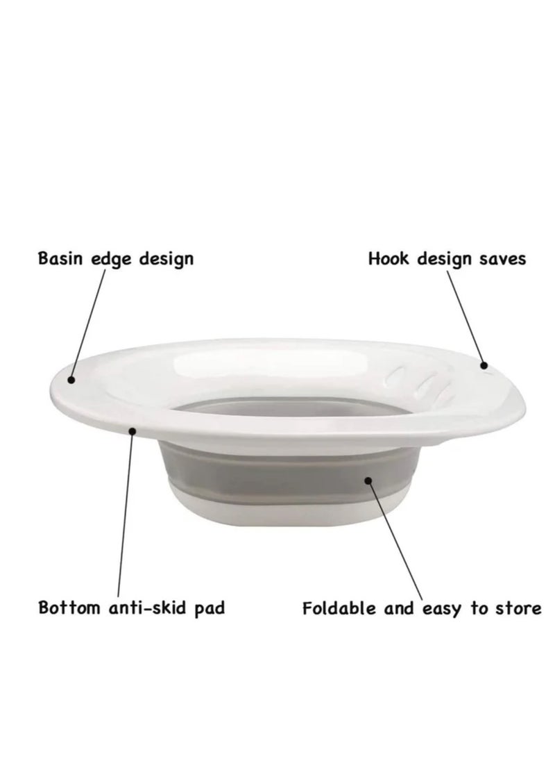 Sits Bath Over The Toilet Perineal Soaking Bath for Hemorrhoidal Relief Ideal for Post Episiotomy Patients for Pregnant Women for The Elderly