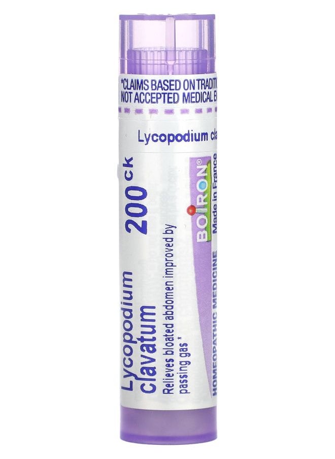 Lycopodium Clavatum 200CK Bloat & Gas Relief Approx 80 Pellets