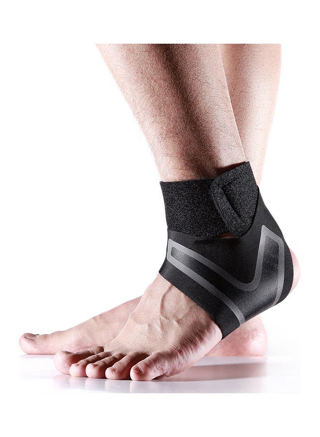 1-Pair Ankle Support Brace Foot Bandage Sprain Adjustable Protection Guard XL 15x5x10cm