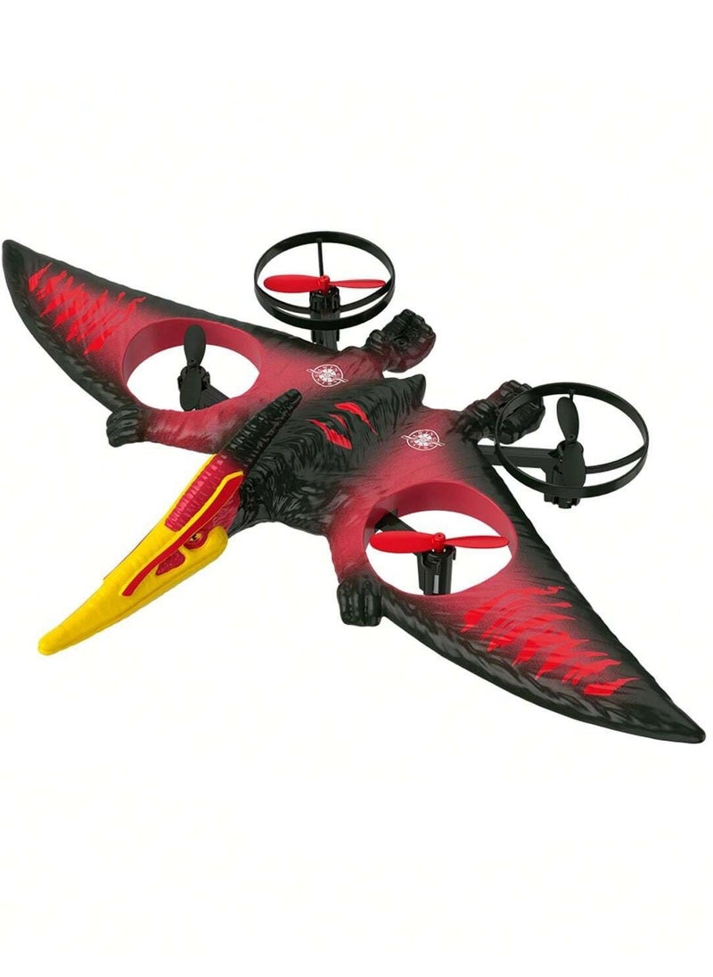 RC Pterosaur Plane – 2.4GHz Remote Control Quadcopter with Fixed-Wing Design, Auto Hover, 360° Stunts, Durable EPP Foam, LED Lights, USB Charging, Perfect for Kids, Beginners & Adults Remote Control Aircraft