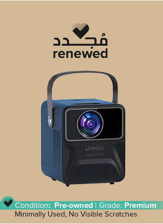 Renewed - Umiio Smart Projector 32GB 2GB Black