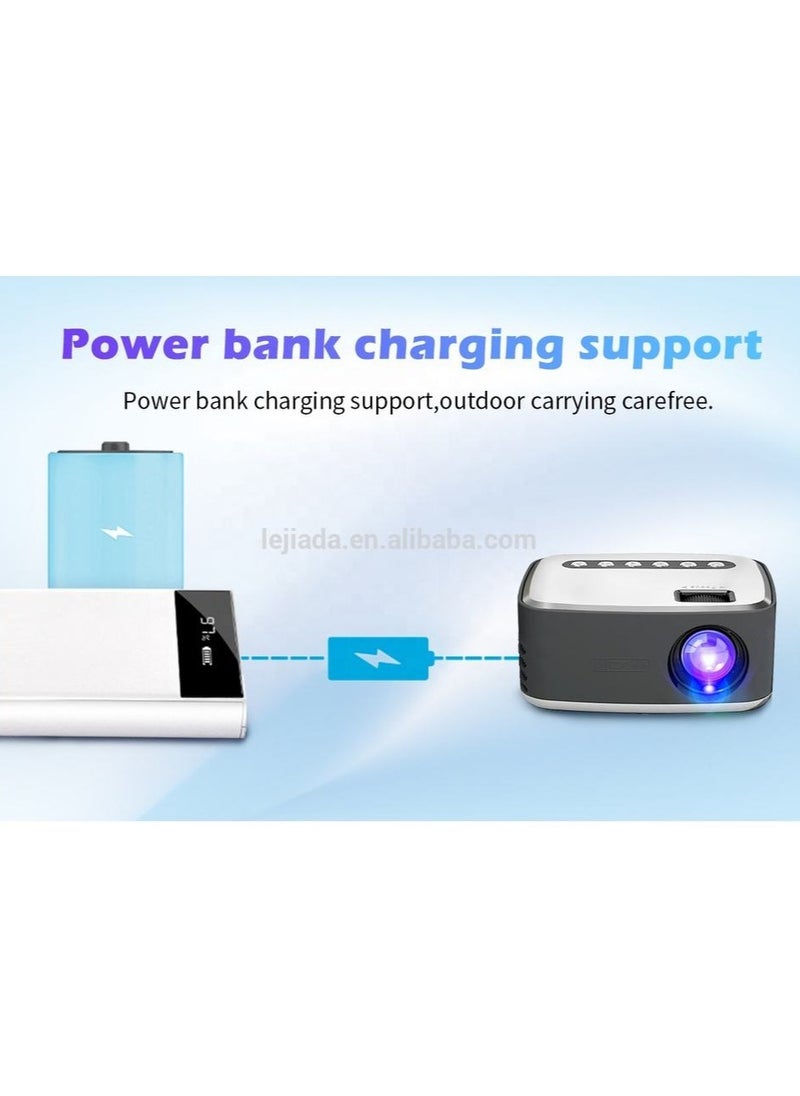 Mini Portable 1080P USB HD LED Home Media Player and Micro Cinema Projector