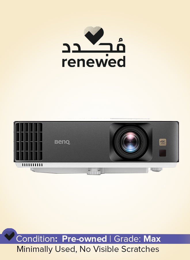 Renewed - HDR 4K Projector TK700 White & Brown