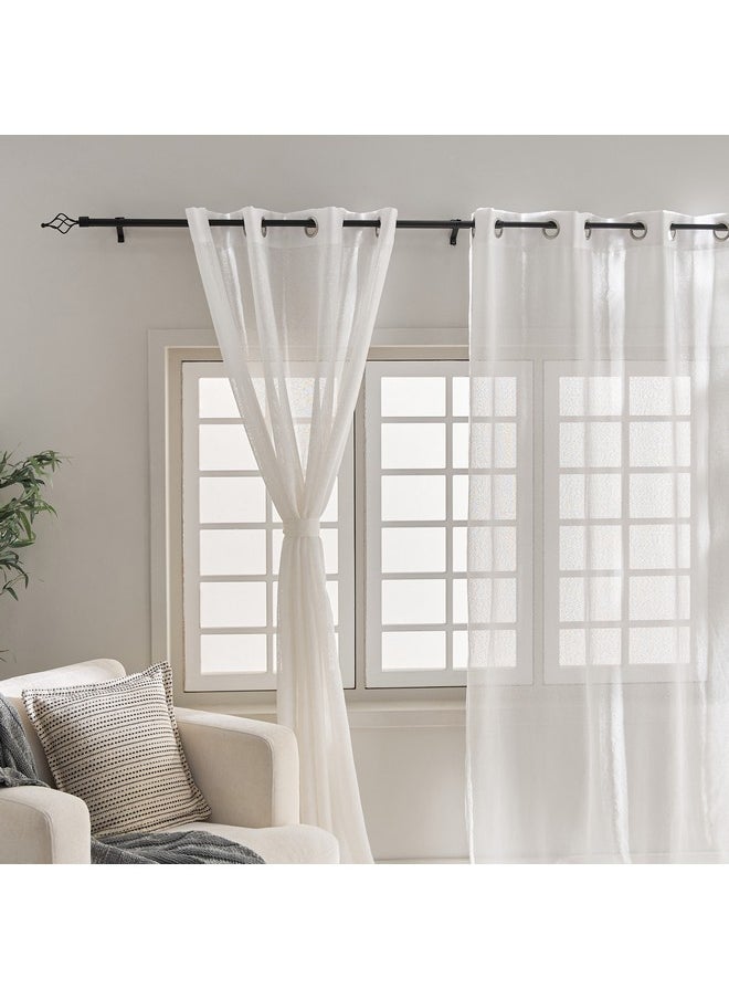 Emily Extendable Double Curtain Rod 150-400 cm