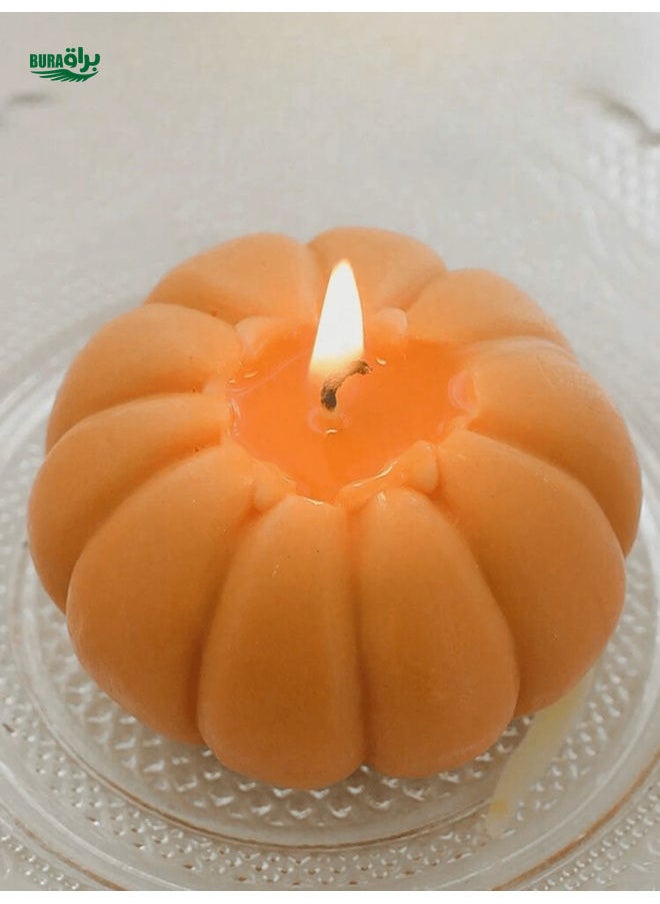 Halloween Pumpkin Aromatherapy Wax Candle, Halloween Decor, Halloween Decorations, Cross-Border Festival Girl Birthday Gift Party Favor, Simulated Pumpkin Candle