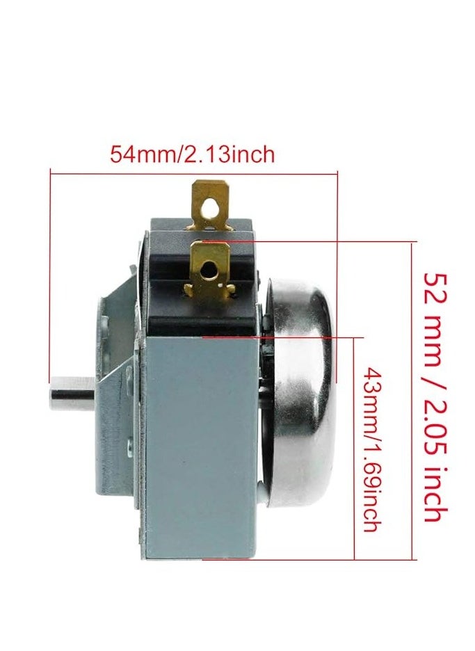 DKJ-/1-90 Minutes 15A 250V Delay Timer Switch Time Controller for Electronic Microwave Oven Cooker (90 Minutes)