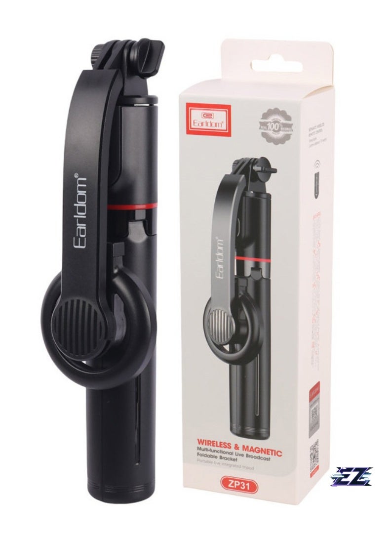 Bluetooth Tripod and Monopod – Remote Control, Perfect for Selfies, Photography, and Live Streaming, Compact Design
