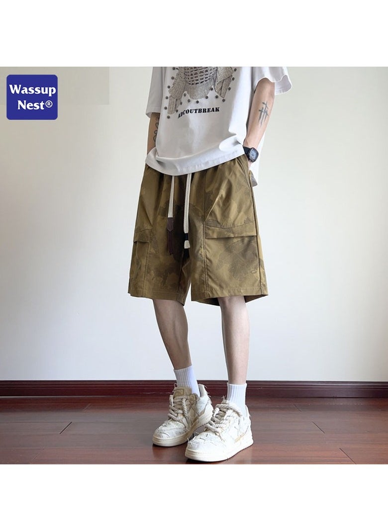 New WASSUP NEST Summer Thin Loose Casual Sports Shorts