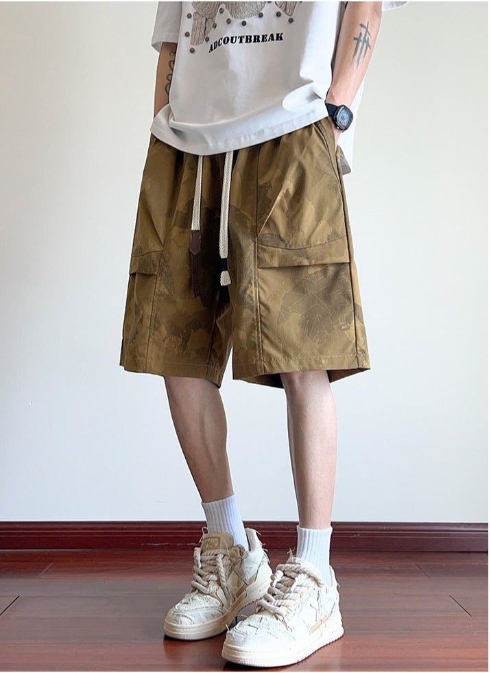 New WASSUP NEST Summer Thin Loose Casual Sports Shorts