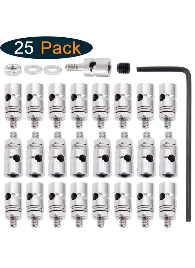 Adjustable Pushrod Connector Linkage Stoppers D1.8Mm Rc Model Plane Parts (Pack Of 25)