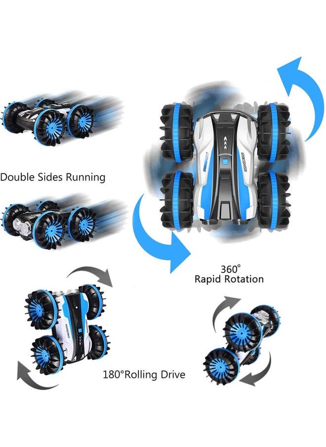 4WD Stunt Car With Remote Control Blue