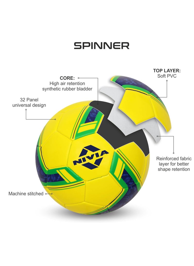 SPINNER MACHINE STITCHED FOOTBALL SIZE -5