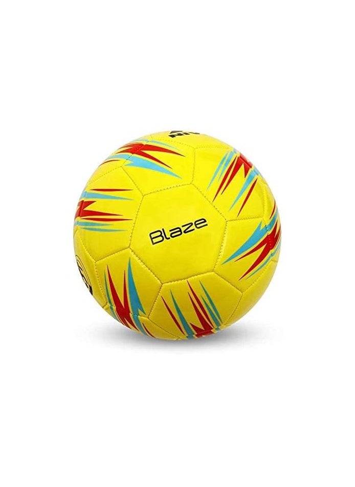 BLAZE MACHINE STITCHED FOOTBALL SIZE - 5 YELLOW