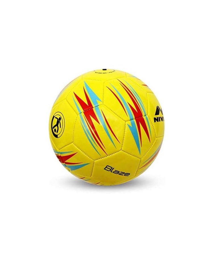 BLAZE MACHINE STITCHED FOOTBALL SIZE - 5 YELLOW