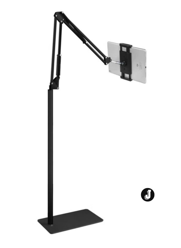 New Universal Floor Adjustable Tablet Stand Holder: 360-Degree Rotation for Phone & Tablet