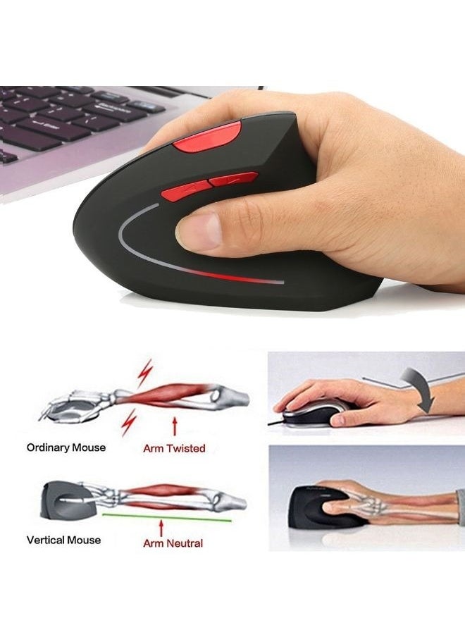 T29 Bluetooth Vertical Mouse Wireless Mouse for PC/Tablet/Desktop/Office/Games