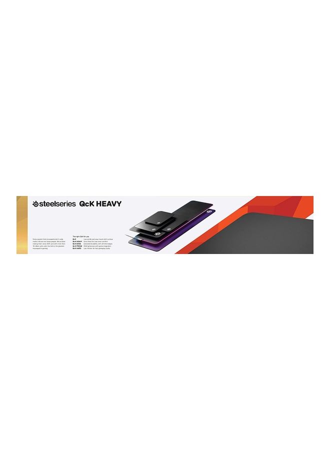 Qck Gaming Surface - Heavy Large Gaming Mousepad with Thick Cloth Peak Tracking And Stability Optimized For Sensors
