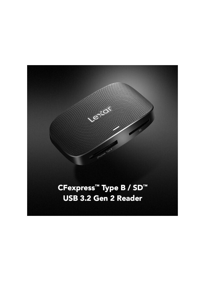 Lexar Professional CFexpress Type B/SD USB 3.2 Gen 2 Card Reader