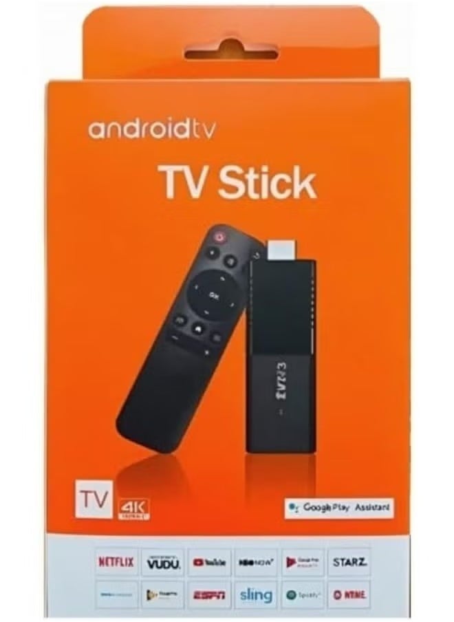 NEW TV Stick TVR3 Remote Control, 2GB RAM + 16GB ROM, 1080P HDR, 4K Portable Streaming Media Player, Android 12.1, Quad-Core, 4G/5G WiFi, Google Assistant