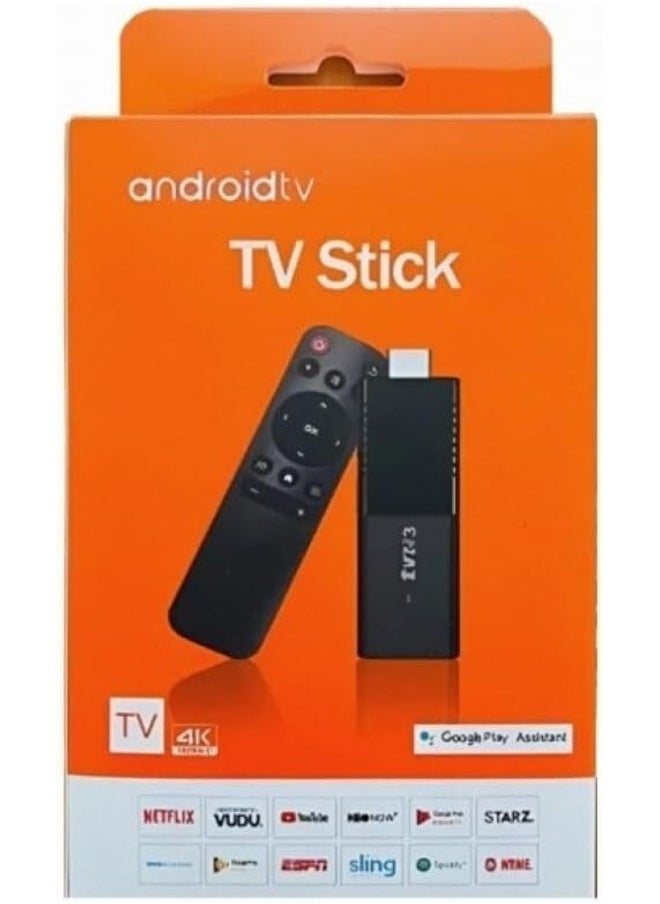 New TV Stick TVR3 Remote Control TV Stick, 2GB RAM + 16GB ROM 1080P HDR, Quad Core 64 Bit 1 WIFI 4G/5G | 4K Portable Streaming Media Player Powered by Android 12.1 TV Google Assistant